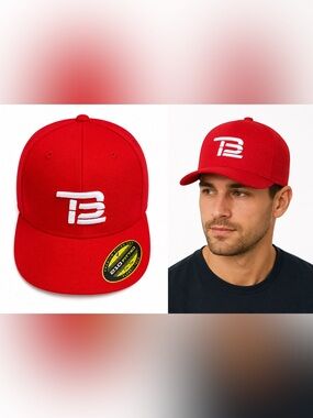 NEW - Tom Brady TB12 Premium Yupoong 210 Baseball Cap -
Size 7 1/4-7 5/8